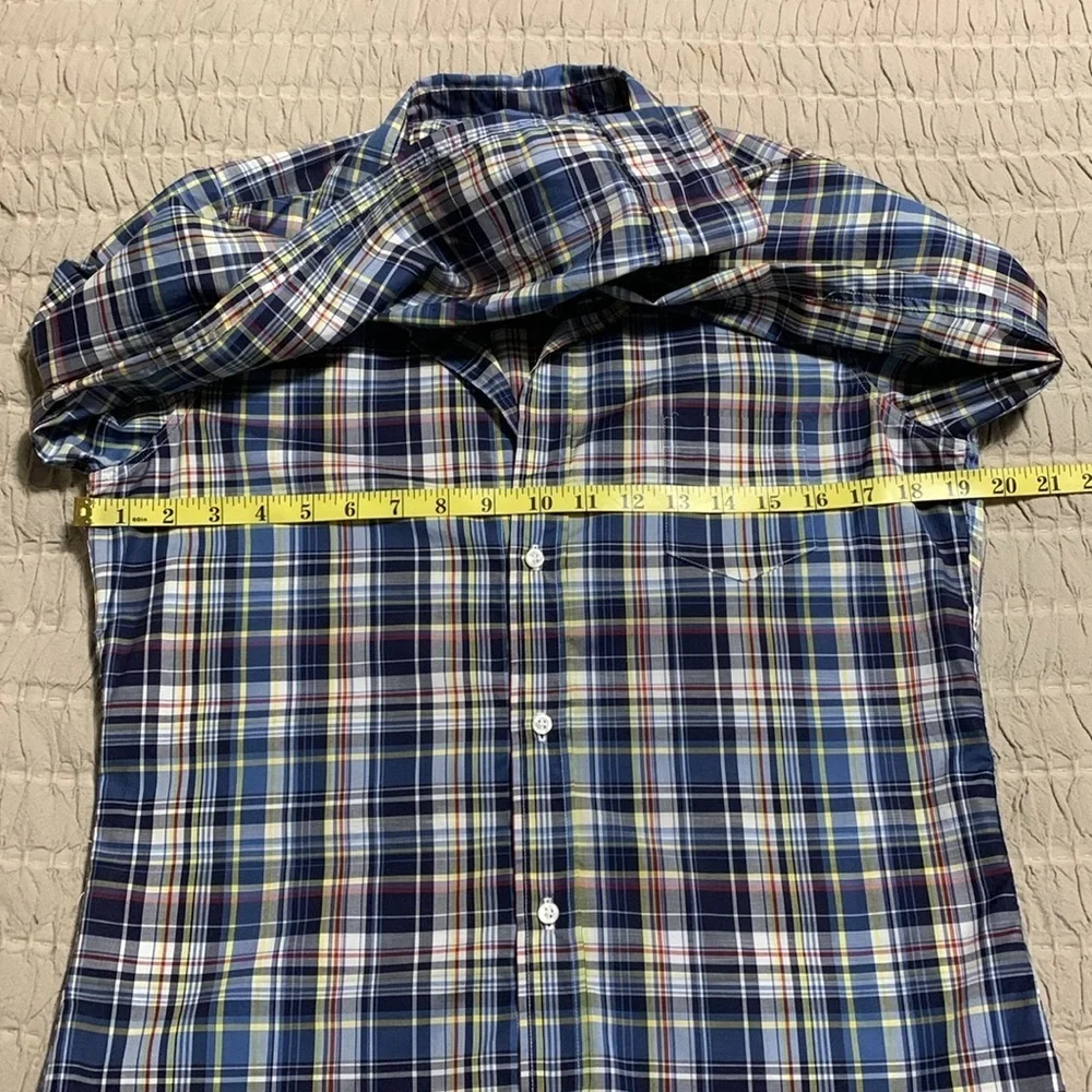 Frank & Eileen Barry Women’s Tailored Fit Plaid Medium Button-Up Shirt Western